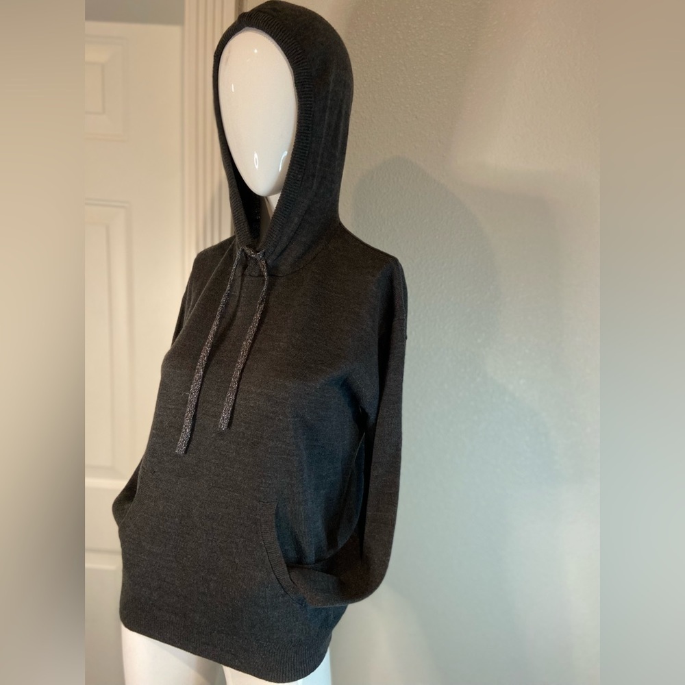 Soho Street~NWT~New York & Company~Pullover Sweater Hoodie w/Pull Tie~Size XS
